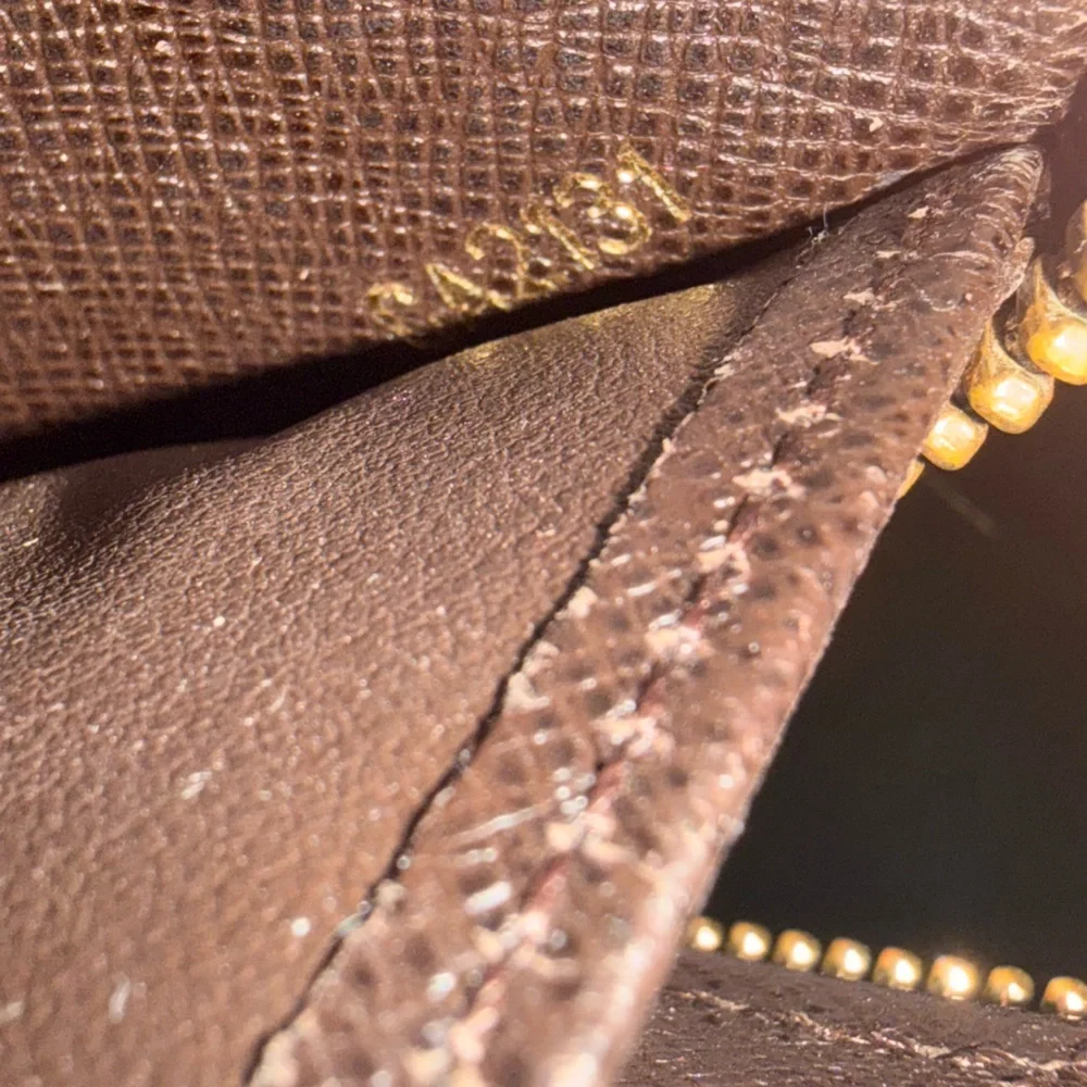 Louis Vuitton Classic Mini Lin Monogram Zipper Wallet